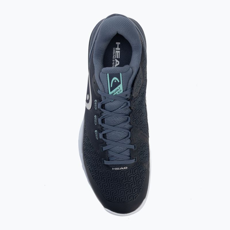 Men's tennis shoes HEAD Revolt Pro 5.0 blueberry/teal 5