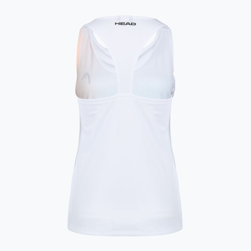 Women's tennis shirt HEAD Agility Tank Top apricot/print vision 2