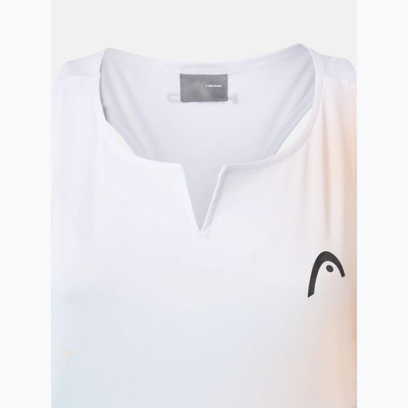 Women's tennis shirt HEAD Agility Tank Top light blue/print vision 3