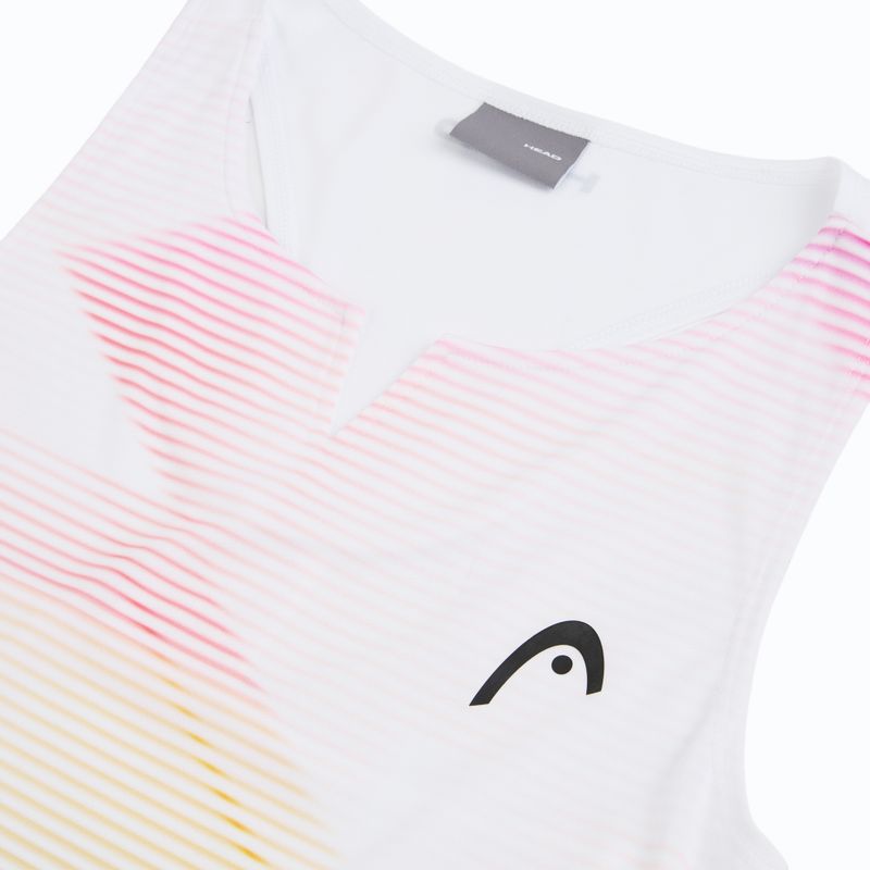 Women's tennis shirt HEAD Agility Tank Top light blue/print vision 3
