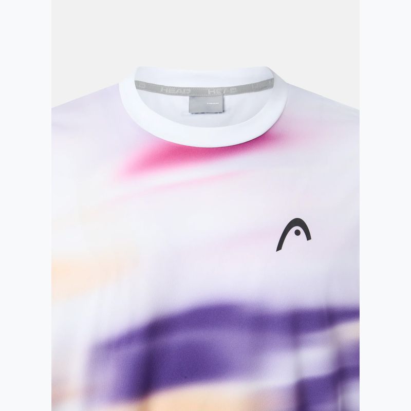Men's tennis shirt HEAD Blur purple/print 3