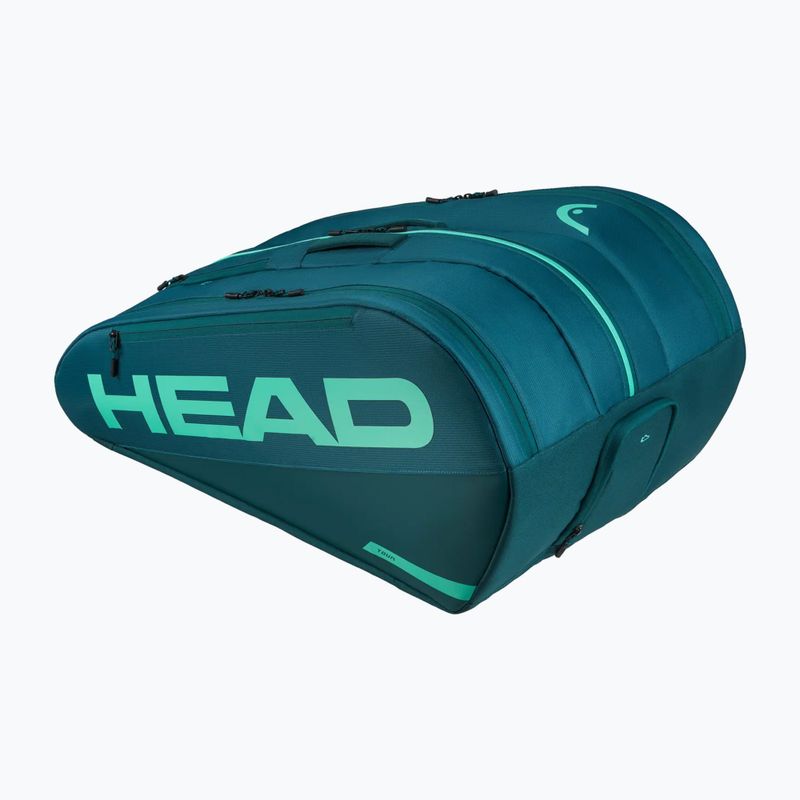 Tennis bag HEAD Tour Racquet Bag XL 75 l green