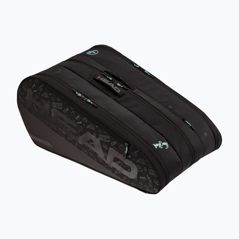 Tennis bag HEAD Tour Racquet Bag XL Neon 2025 75 l black/blue