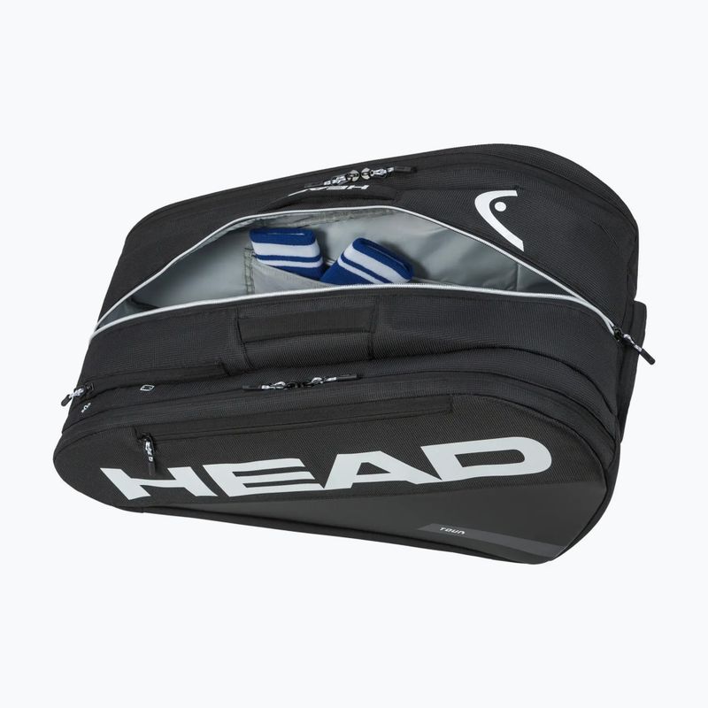 Padel bag HEAD Tour Padel Bag L 40 l black 3