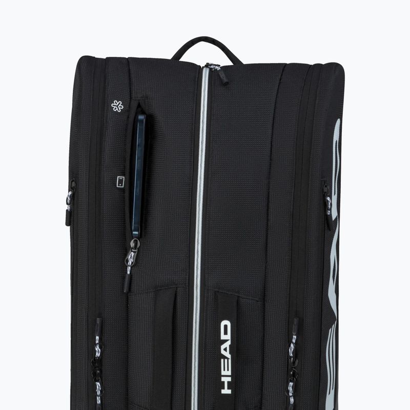 Padel bag HEAD Tour Padel Bag L 40 l black 4