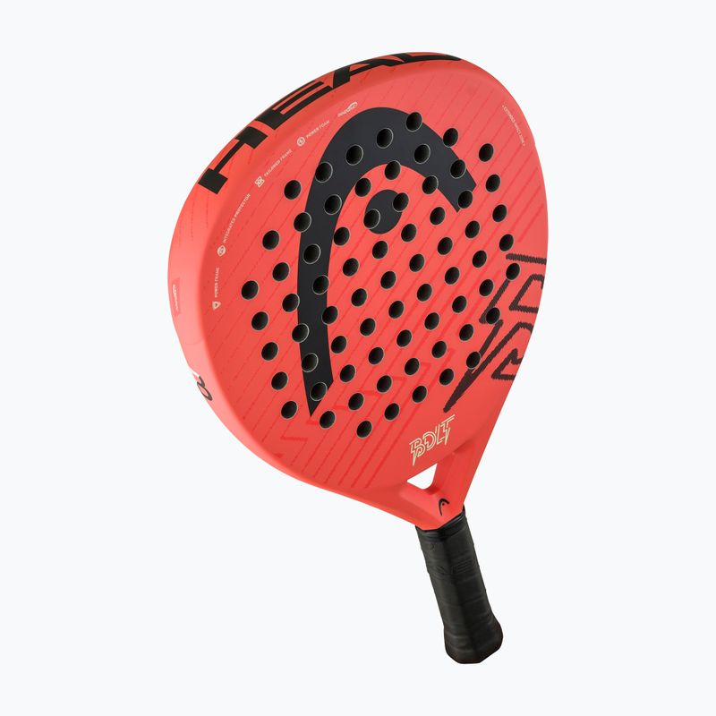 Padel racket HEAD Bolt 2026 red/black 5