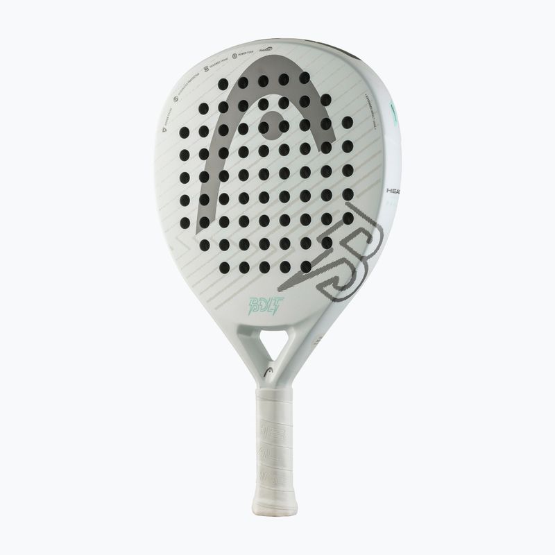 Padel racket HEAD Bolt 2026 white/grey 2