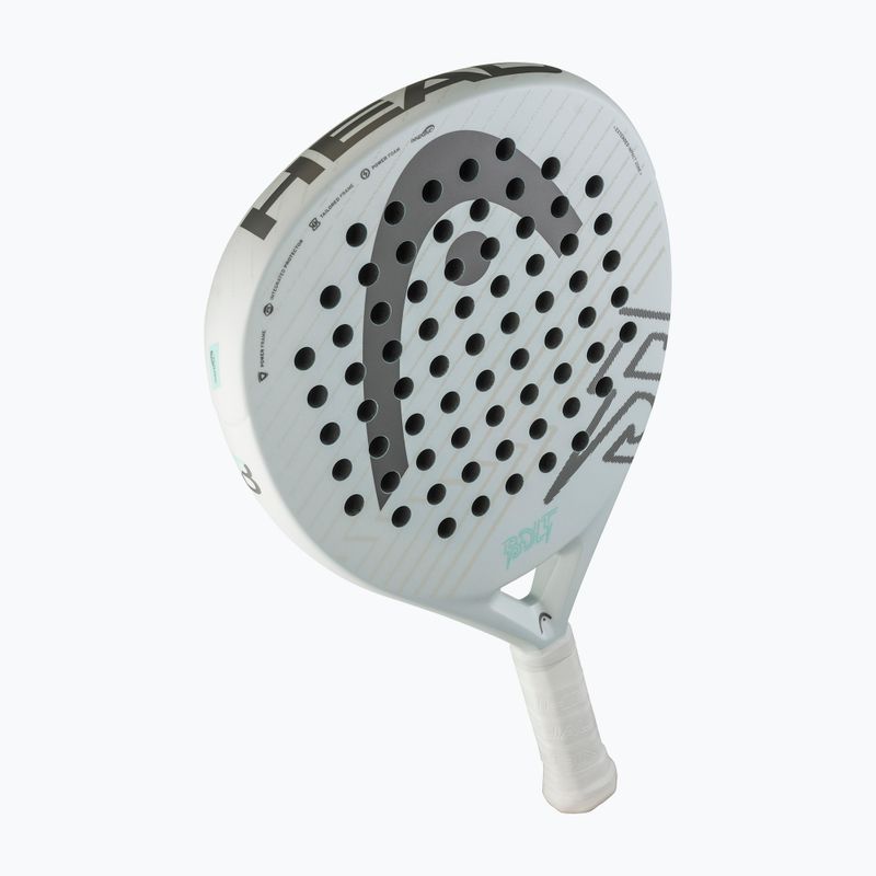 Padel racket HEAD Bolt 2026 white/grey 4