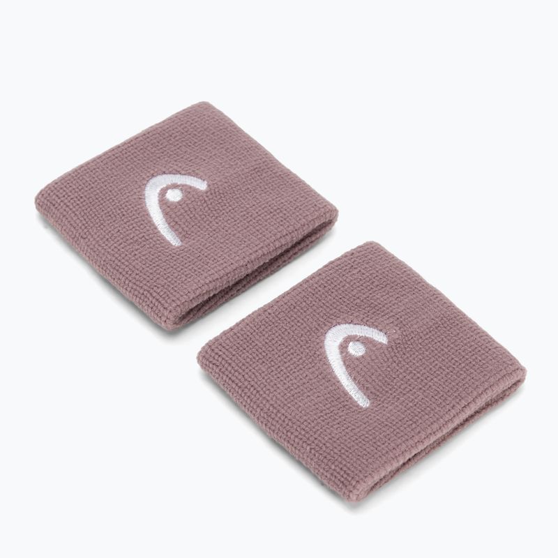 Wristbands HEAD Wristband 2.5" 2 pcs. dirty lilac 2