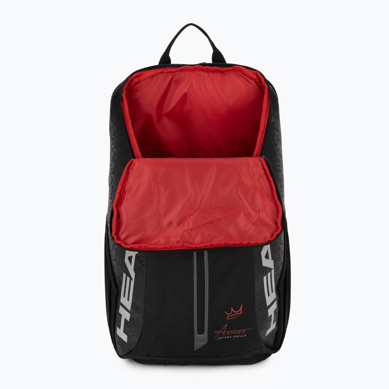 Padel backpack HEAD Coello Tour Padel Backpack 25 l black 8