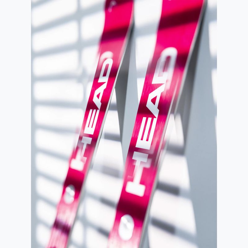 Alpine skis HEAD WC Rebels e-Race Pro RP WCR 14 + bindings Freeflex 14 GW 75 Years pink 3