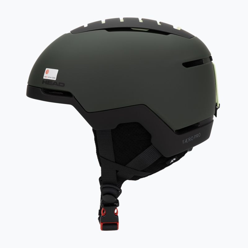 Ski helmet HEAD Faero Pro deep green 3