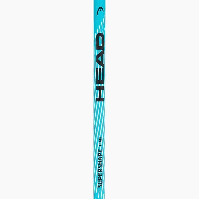 Children's ski poles HEAD Supershape Team Adjustable Jr white/black/speedblue 2