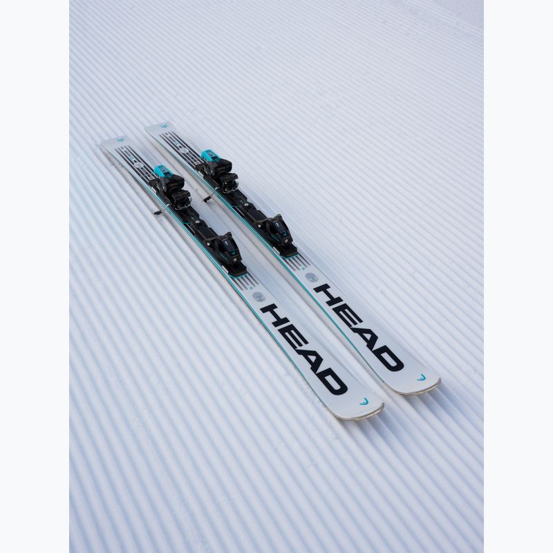 Downhill skis with bindings HEAD WC Rebels e-SL RP EVO 14 + Freeflex 14 GW white/black 2