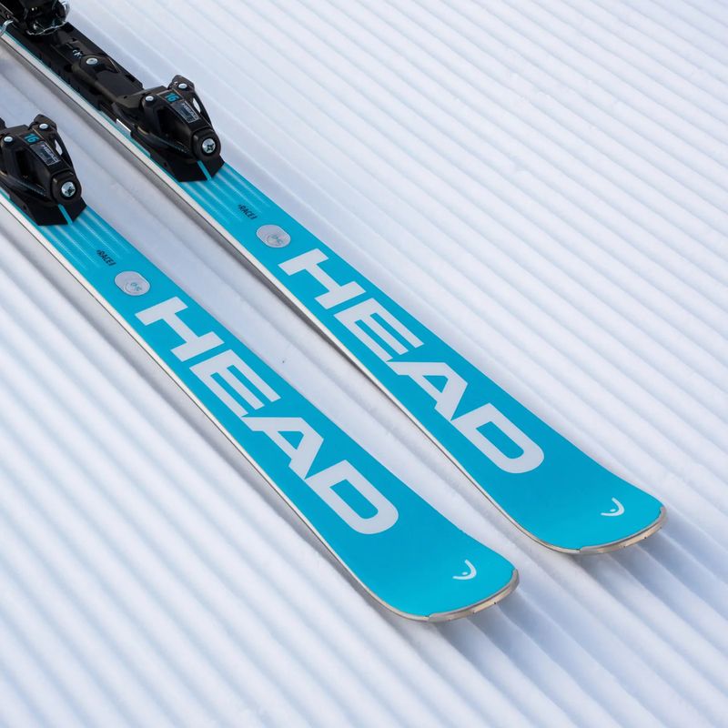Downhill skis with bindings HEAD WC Rebels e-SL Pro RP WCR 14 + Protector+ FF 14 GW blue/white 4