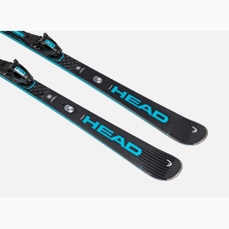 Downhill skis with bindings HEAD Supershape e-Speed SW BB-PR + Protector Evo PR 13 GW black/blue 3