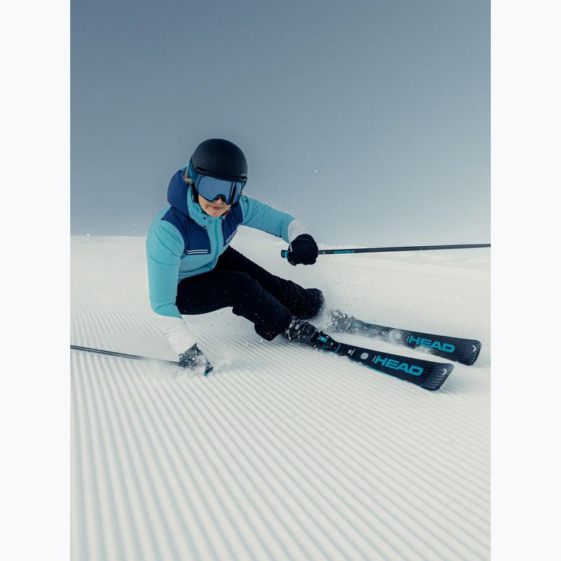 Downhill skis with bindings HEAD Supershape e-Speed SW BB-PR + Protector Evo PR 13 GW black/blue 5