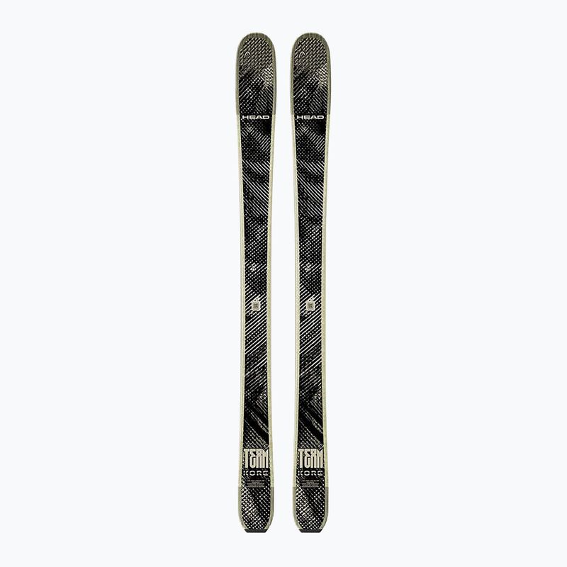 Kids’ downhill skis with bindings HEAD Kore Team SW + Attack LYT 11 GW black/beige 2