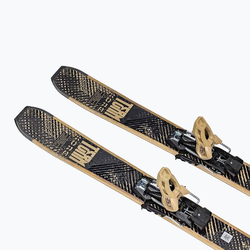 Kids’ downhill skis with bindings HEAD Kore Team SW + Attack LYT 11 GW black/beige 7