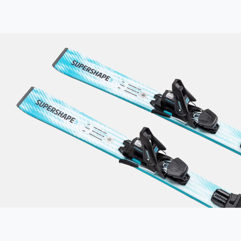 Kids’ downhill skis with bindings HEAD Supershape JRS + Jrs 7.5 GW CA white/blue 4