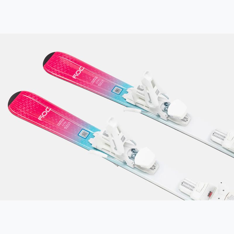 Kids’ downhill skis with bindings HEAD Joy Easy JRS + Jrs 7.5 GW CA mint/pink 4