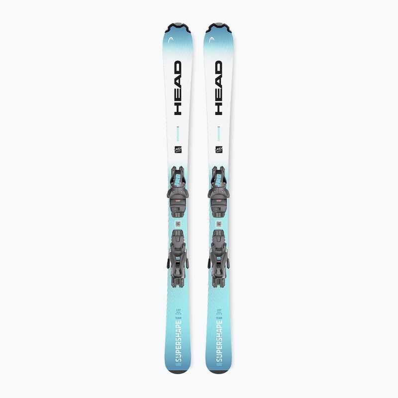 Kids’ downhill skis with bindings HEAD Supershape Team Easy JRS + Jrs 4.5 GW CA blue/white 2