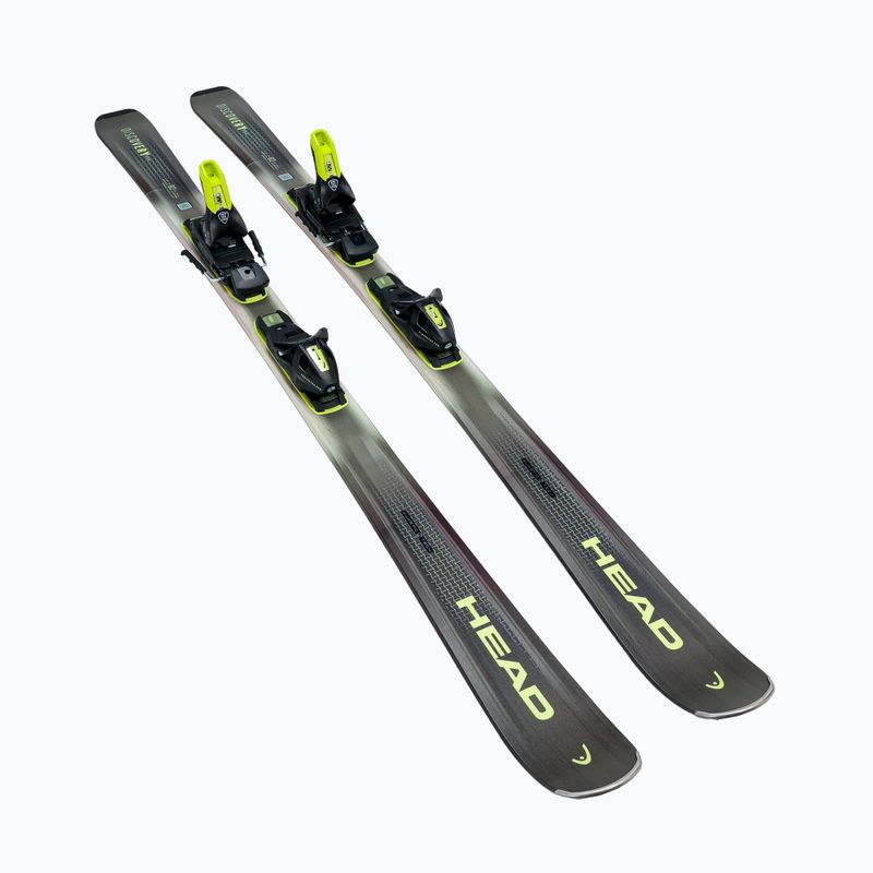 Downhill skis with bindings HEAD Discovery 82 Pro AM BB-PR + Protector Evo 11 GW green/yellow 2