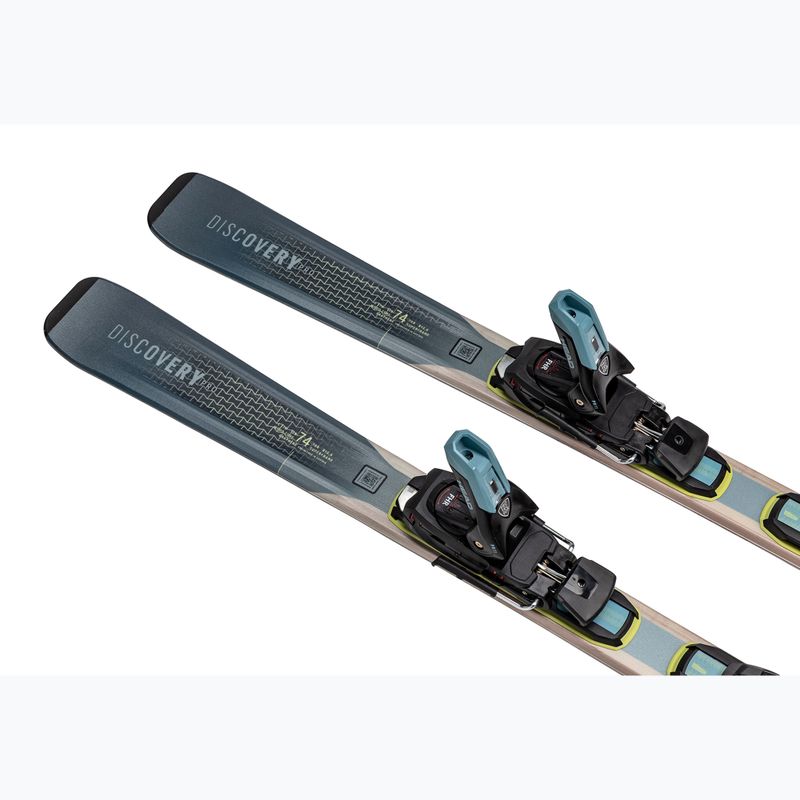 Downhill skis with bindings HEAD Discovery 74 Pro AM BB-PR + Protector Evo PR 11 GW dark blue/yellow 4