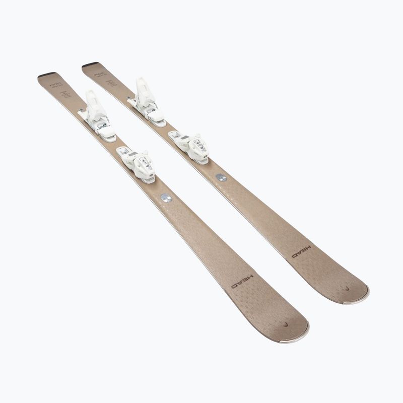 Women’s downhill skis with bindings HEAD e.Pure Joy SLR BB Joy Pro + Joy 9 GW SLR gold 2