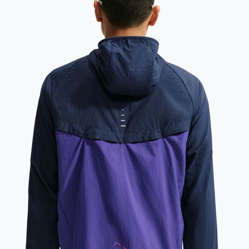 Men's running jacket Nike Stride Dri-Fit ADV midnight navy/court purple 5