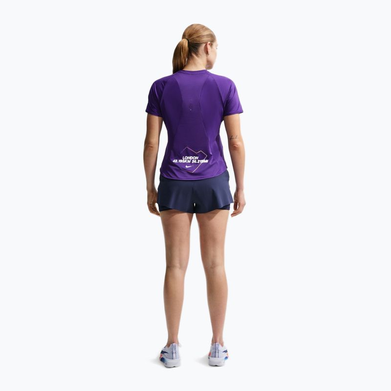 Women's running T-shirt Nike Swift London Dri-Fit court purple 3