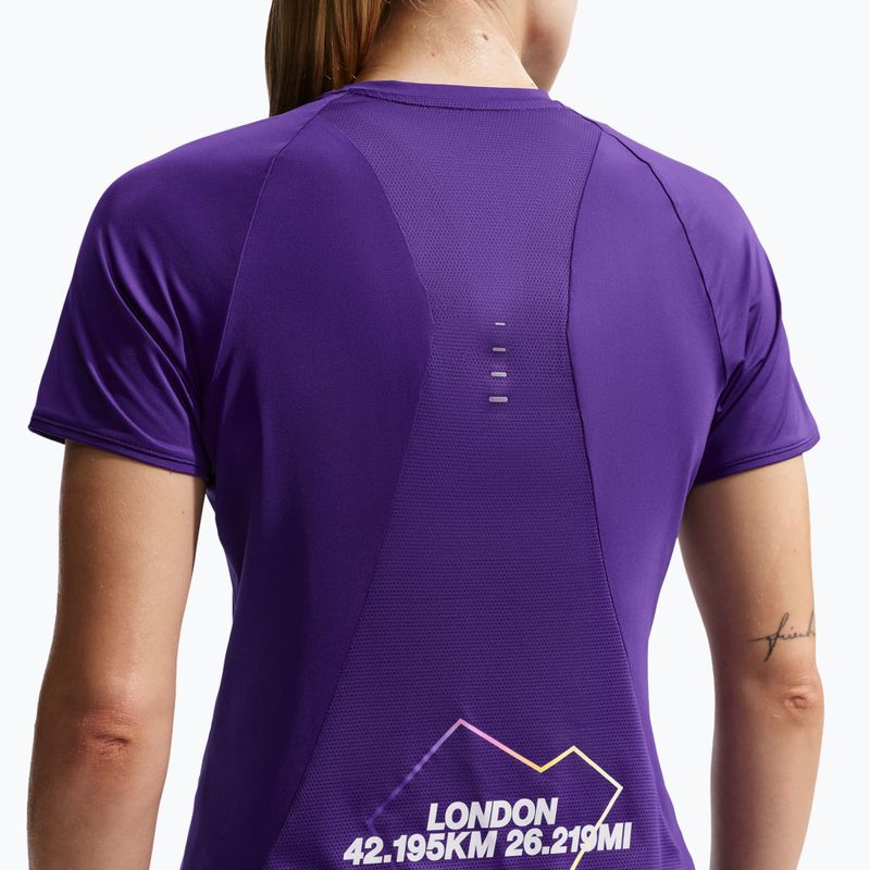 Women's running T-shirt Nike Swift London Dri-Fit court purple 5