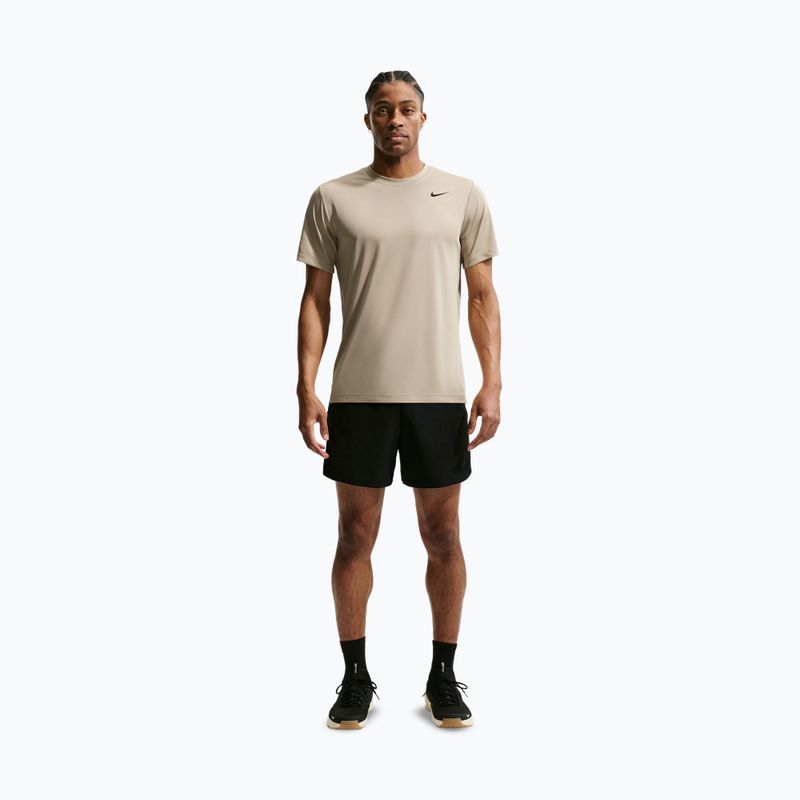 Men's training shirt Nike Dri-FIT Training T-Shirt desert khaki/black 2