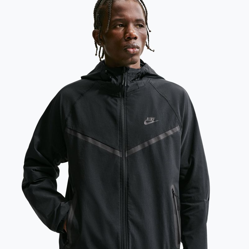Men's jacket Nike Tech Woven Full Zip Windrunner black 4