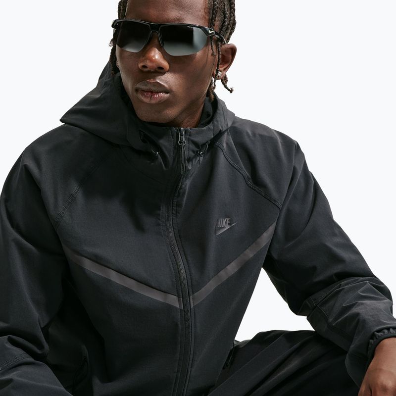 Men's jacket Nike Tech Woven Full Zip Windrunner black 6