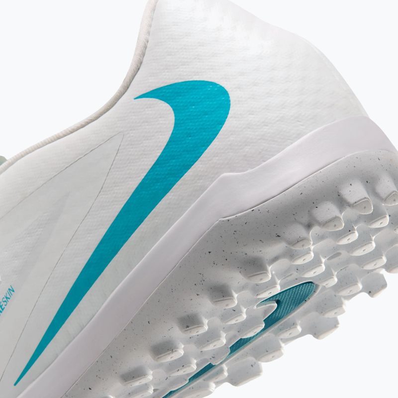 Men's football boots Nike Phantom 6 Low Academy TF white/white/dusty cactus 7