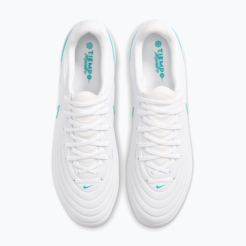 Men's football boots Nike Tiempo Maestro Academy FG/MG white/white/dusty cactus 4