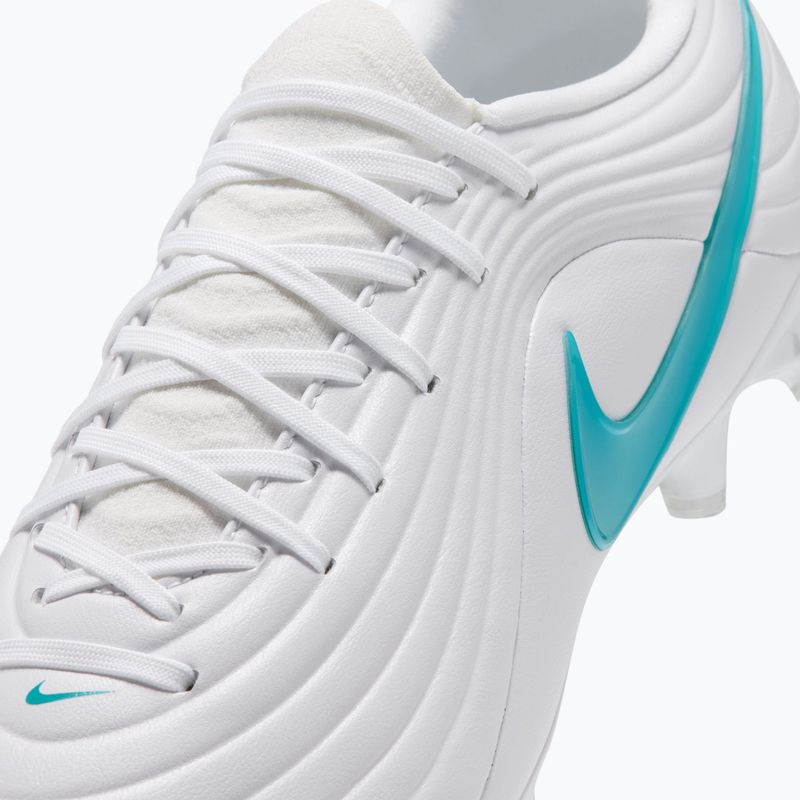 Men's football boots Nike Tiempo Maestro Academy FG/MG white/white/dusty cactus 6