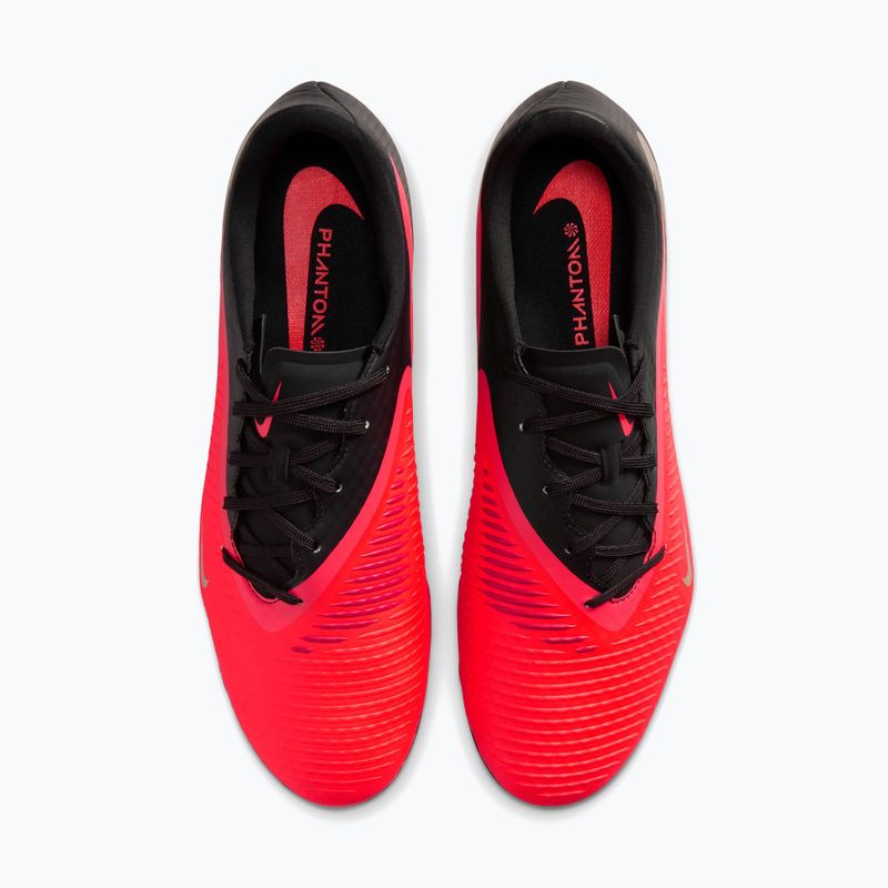 Men's football boots Nike Phantom 6 Low Academy bright crimson/black/blur 3