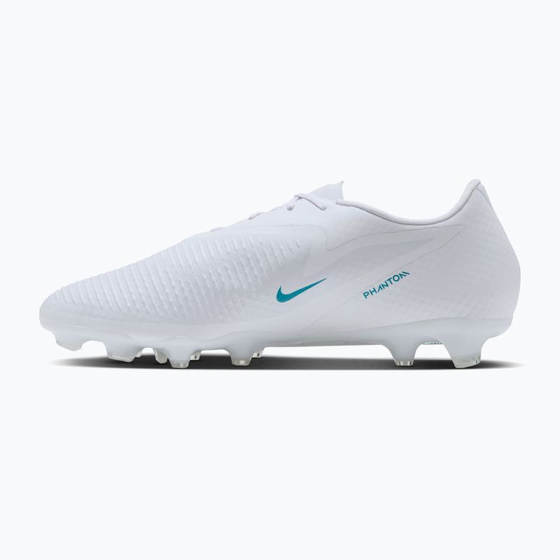 Men's football boots Nike Phantom 6 Low Academy FG/MG white/white/dusty cactus 2