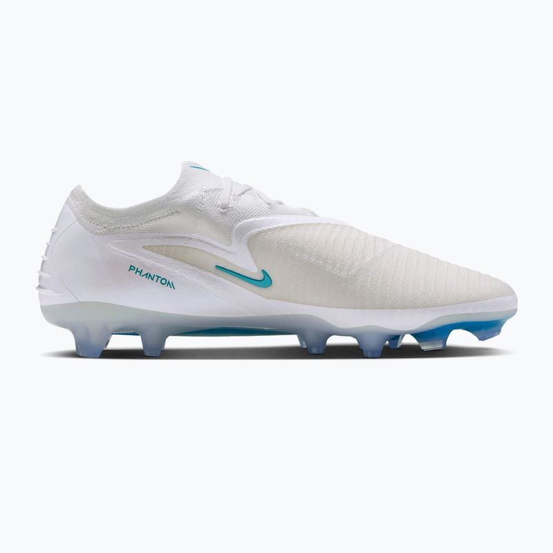 Men's football boots Nike Phantom 6 Low Elite FG white/white/dusty cactus 2