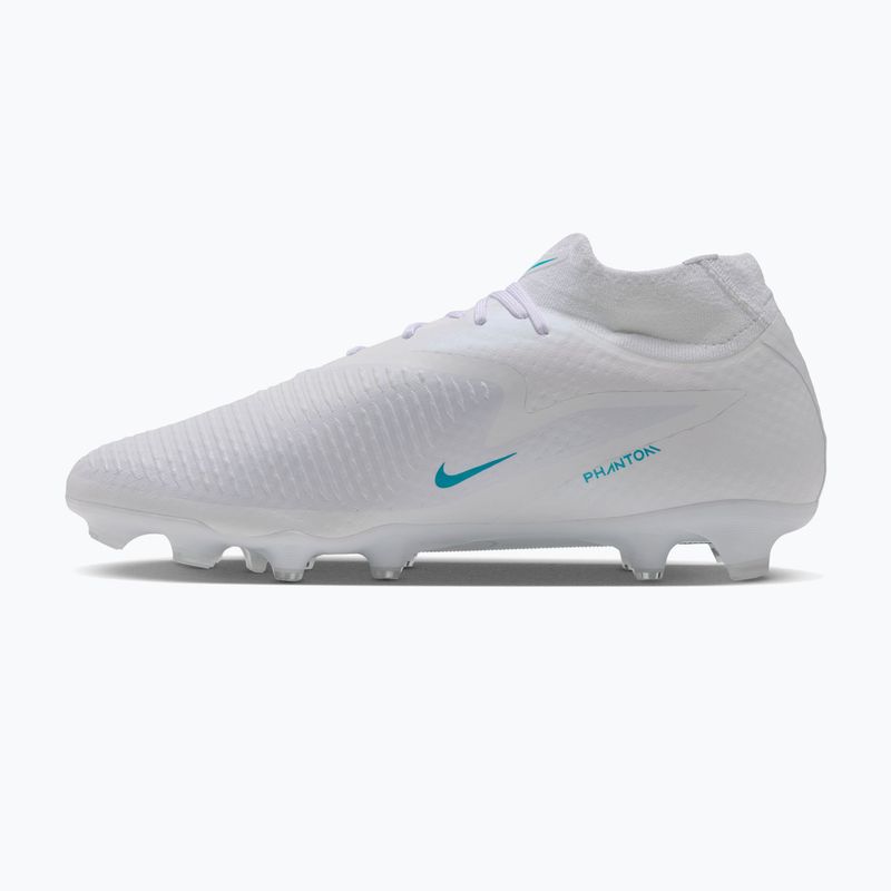 Men's football boots Nike Phantom 6 High Academy FG/MG white/white/dusty cactus 2