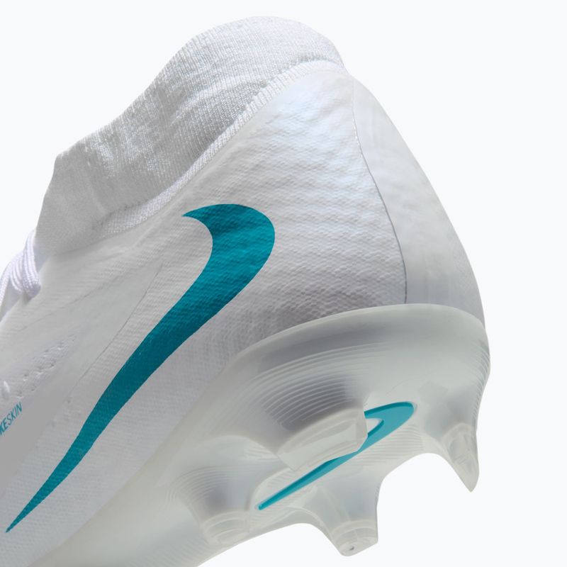 Men's football boots Nike Phantom 6 High Academy FG/MG white/white/dusty cactus 8