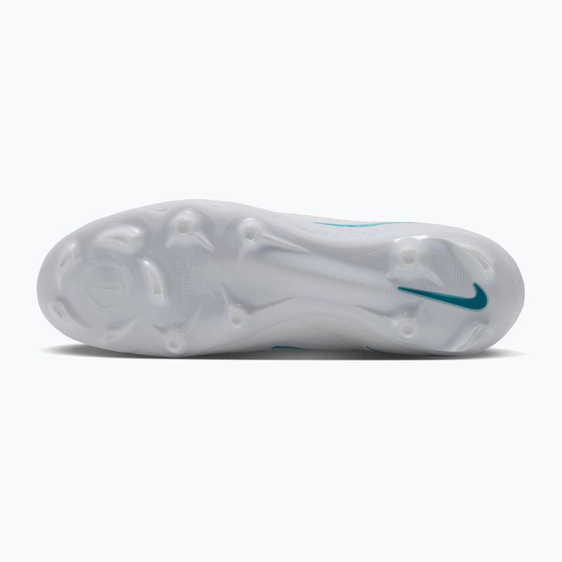 Men's football boots Nike Phantom 6 High Academy FG/MG white/white/dusty cactus 9