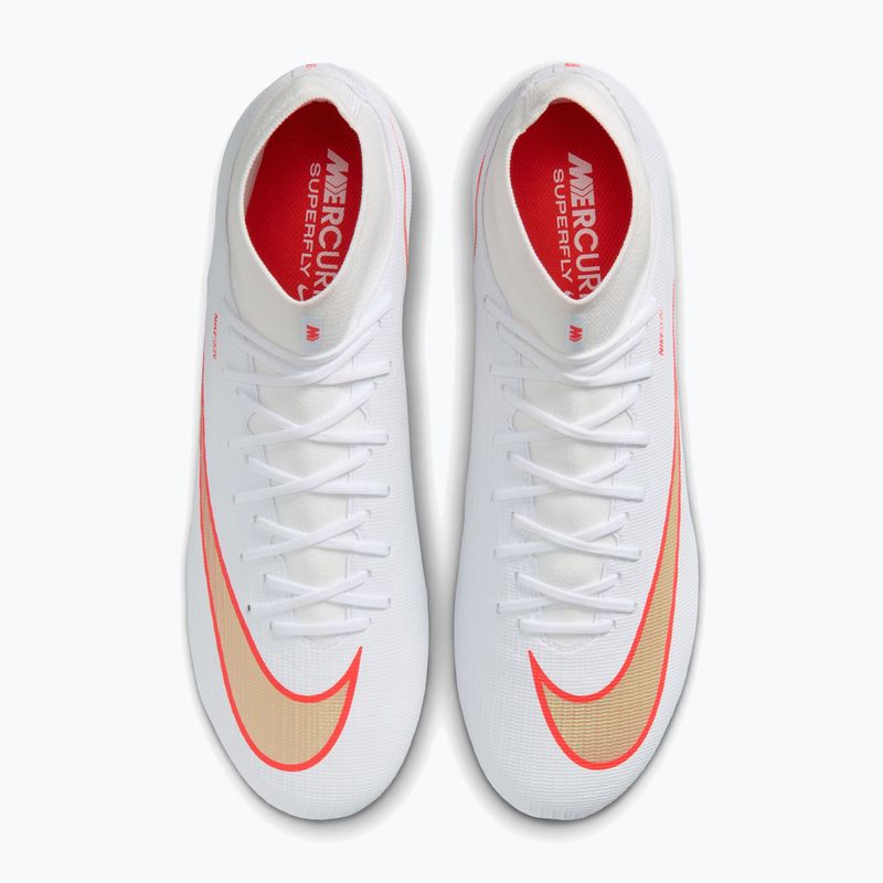 Men's football boots Nike Mercurial Superfly 11 Academy white/bright crimson/blur 3