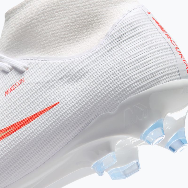 Men's football boots Nike Mercurial Superfly 11 Academy white/bright crimson/blur 7