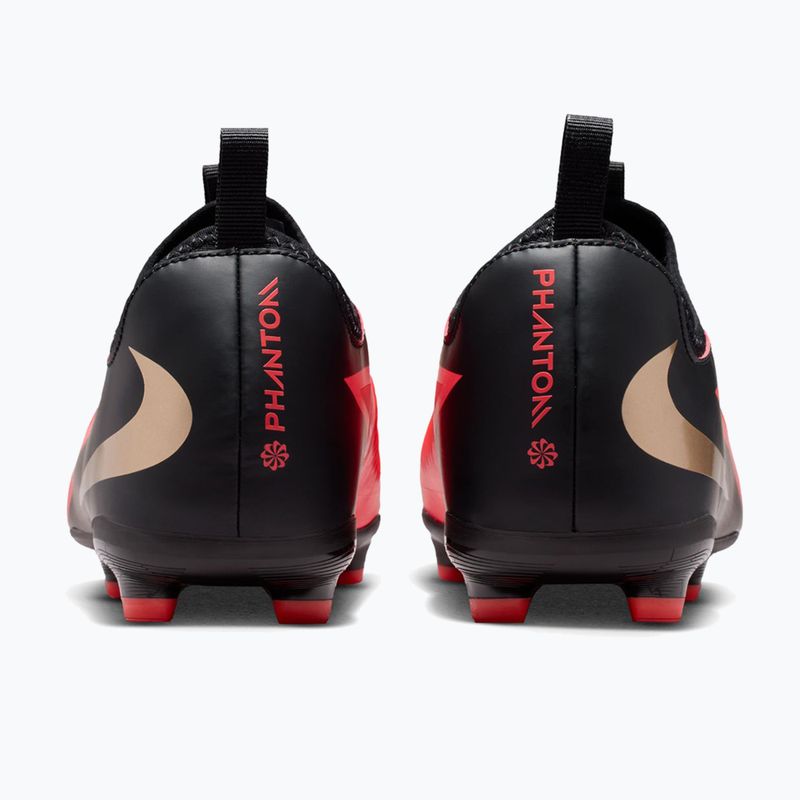 Children's football boots Nike Jr. Phantom 6 Low Academy bright crimson/bright crimson/black 2