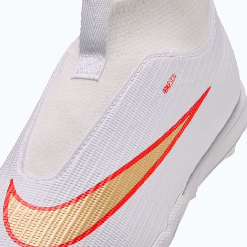 Children's football boots Nike Jr. Mercurial Superfly 11 Academy white/bright crimson/blur 5