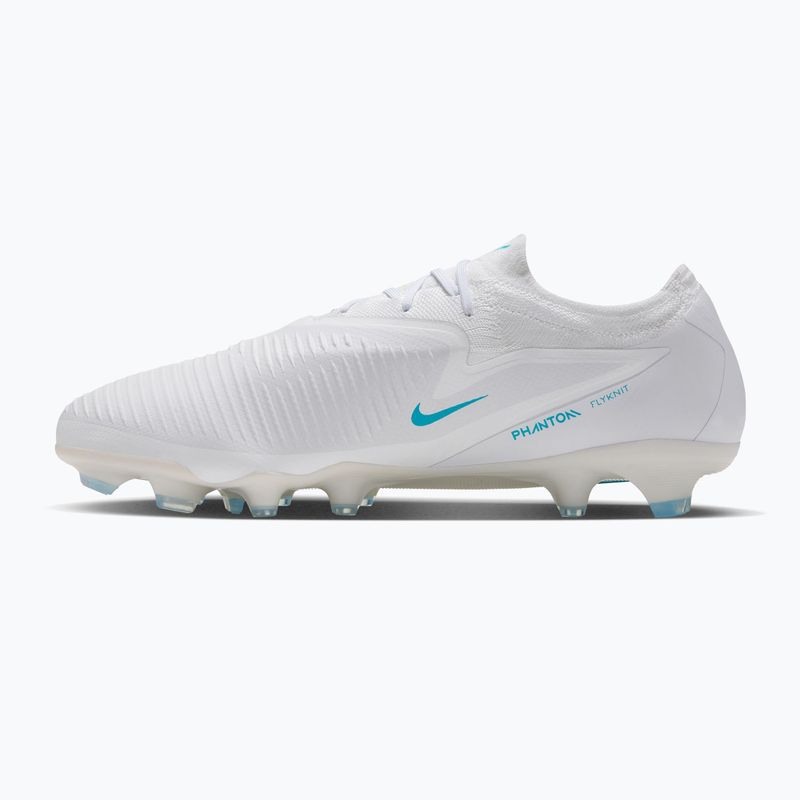 Men's football boots Nike Phantom 6 Low Pro FG white/white/dusty cactus 2