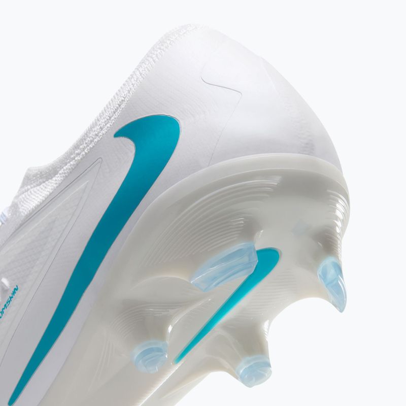 Men's football boots Nike Phantom 6 Low Pro FG white/white/dusty cactus 8
